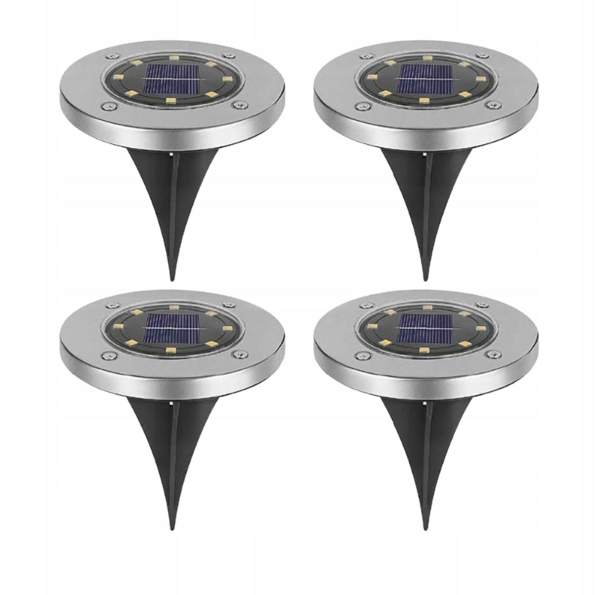 SOLAR LED GARDEN RUNNING GROUND lamp 4pcs