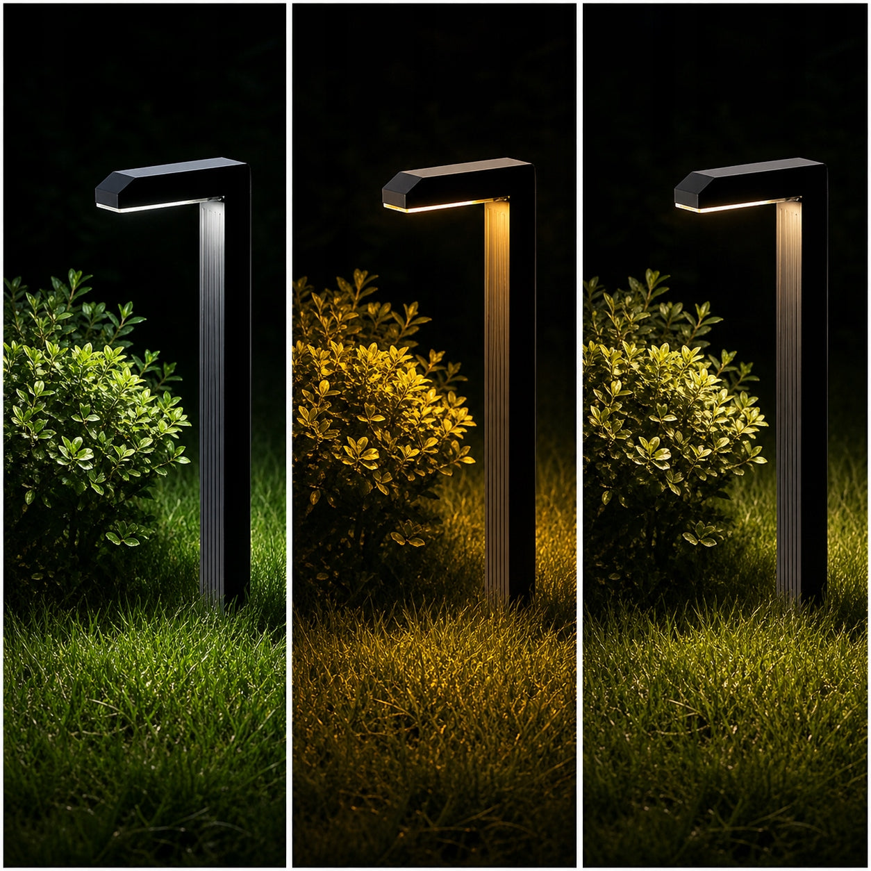SOLAR LED Garden Lamp 53cm Standing Post Variable Color CCT Outdoor Packaging status original