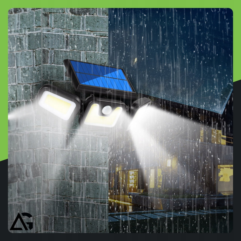SOLAR LED LAMP 3in1 OUTDOOR STREET GARDEN MOTION AND DUSK SENSOR Packaging status original