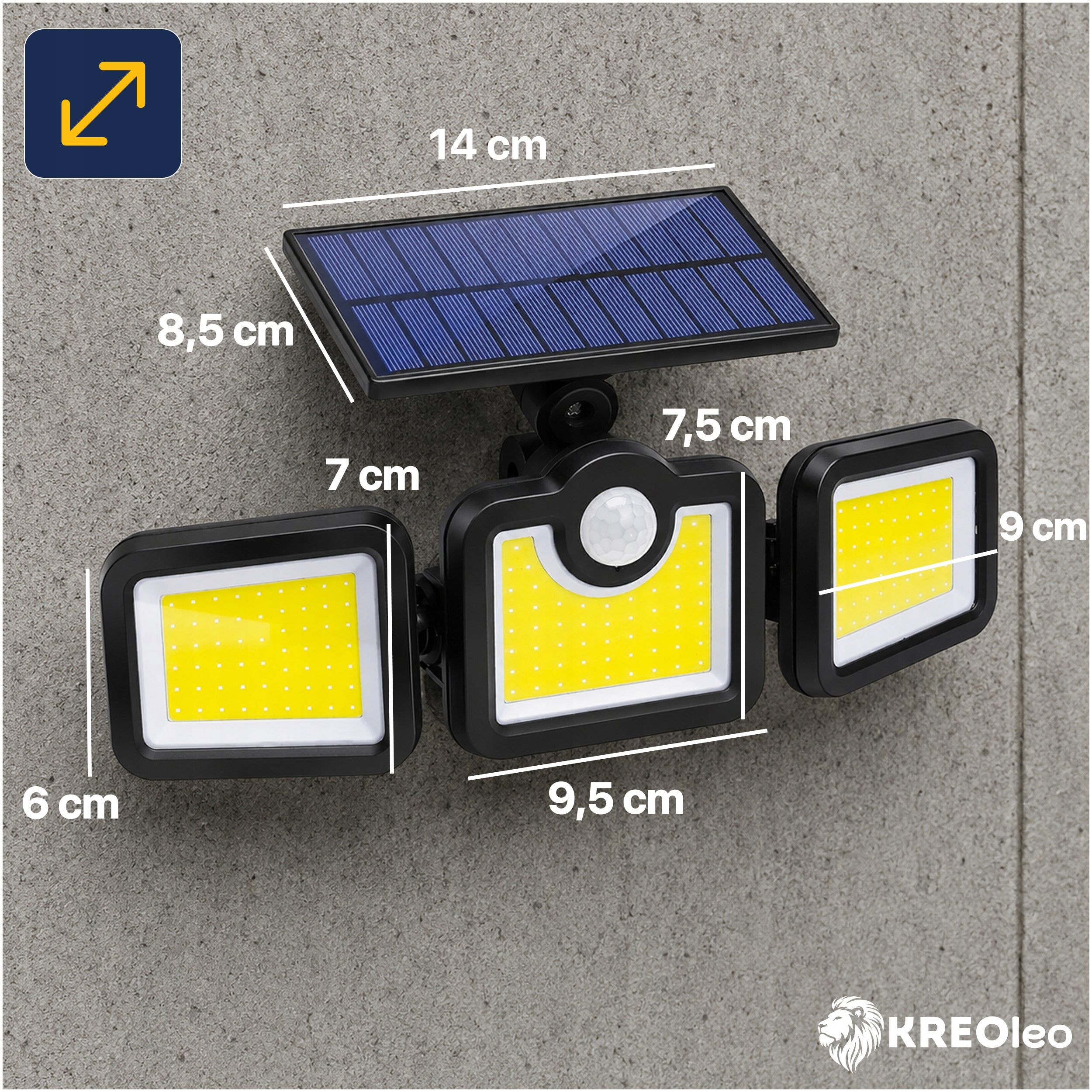 SOLAR LED LAMP 3in1 WITH TWILIGHT MOTION SENSOR COB REMOTE CONTROL SEPARATE PANEL Manufacturer code OGRODOWA ZEWNĘTRZNA MOCNA CZUJNIK ULICZNA