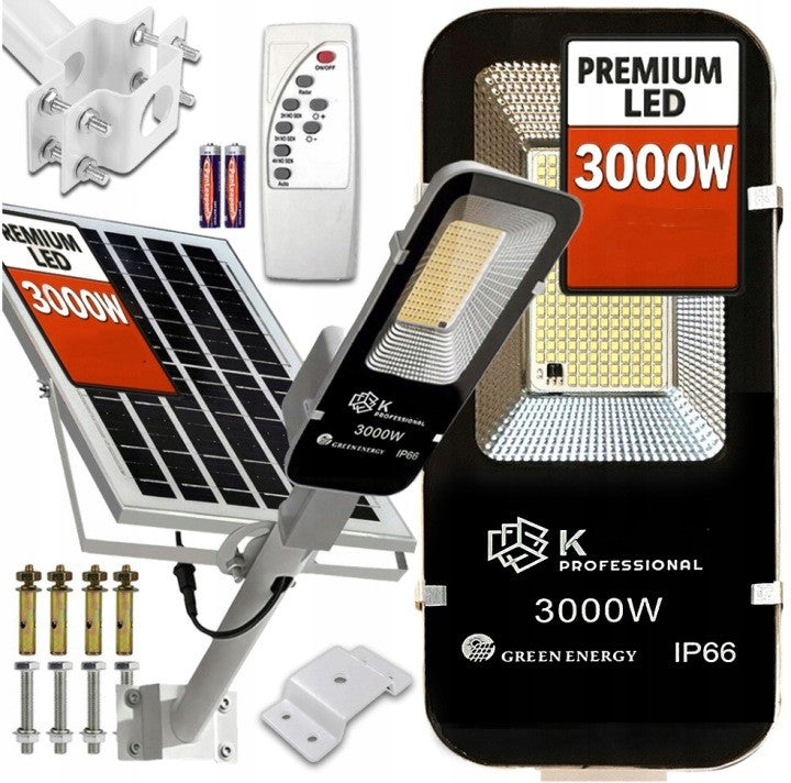 SOLAR Lamp + USB 3000W Street TWILIGHT MOTION SENSOR Strong HYBRID