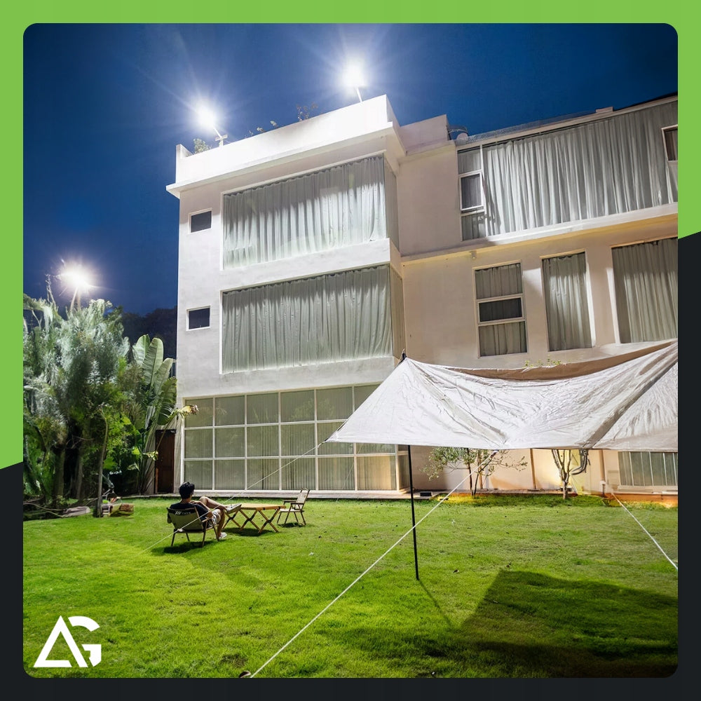 SOLAR OUTDOOR LED STREET LAMP WITH MOTION AND DUSK SENSOR 2200W Power supply solar