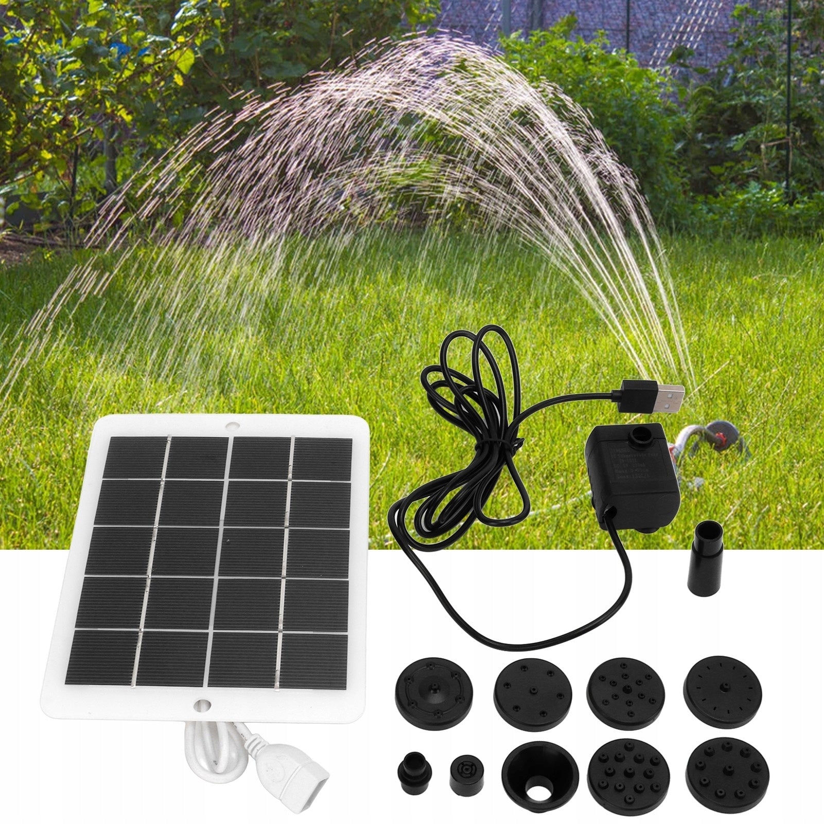 SOLAR PUMP FOR POND SOLAR 120L/H 3W EAN (GTIN) 0670626916148