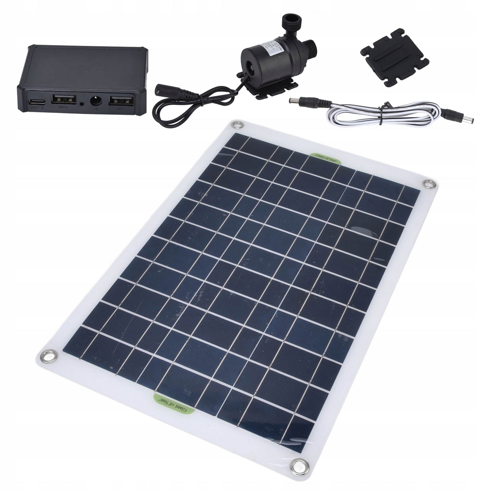 SOLAR PUMP WATER PUMP FOR FOUNTAIN 50W 12V 800L/H SET Product weight with unit packaging 1 kg