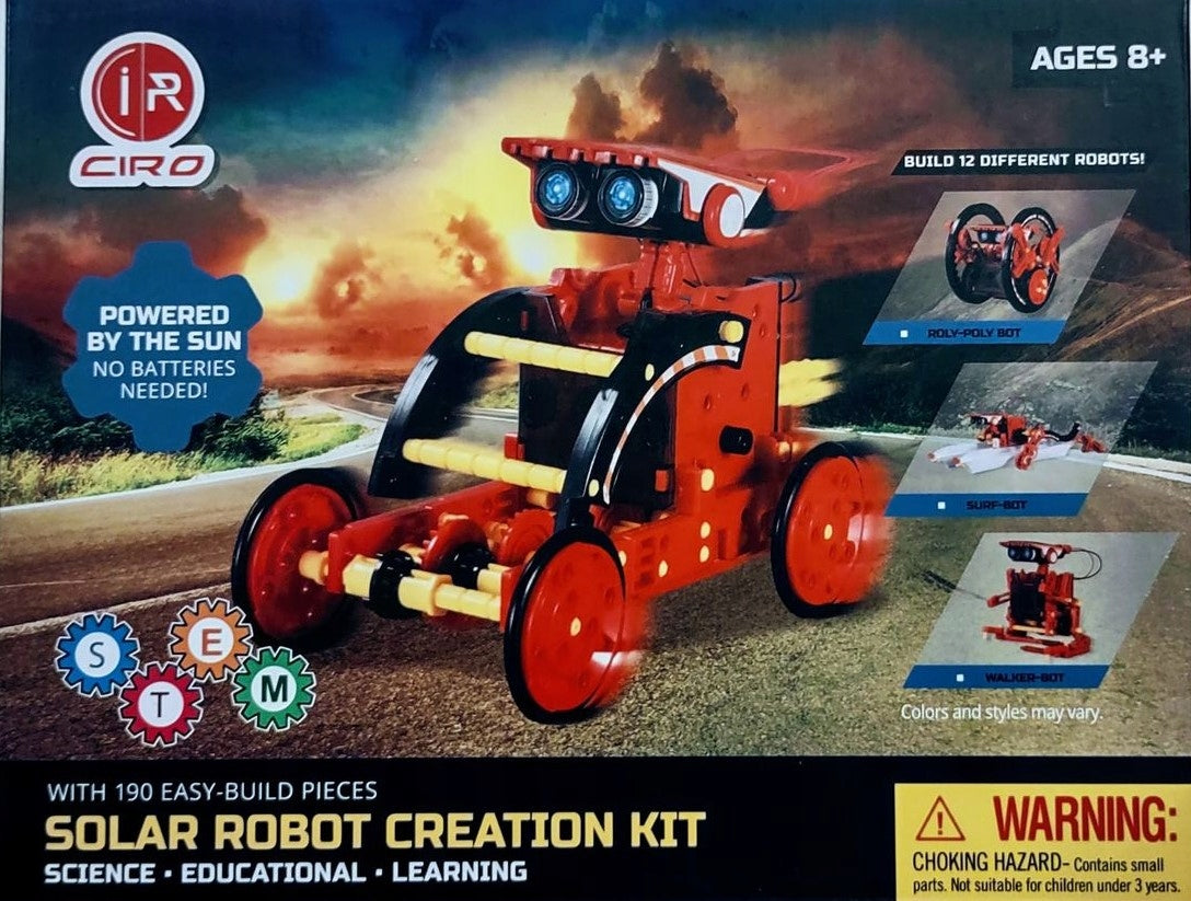 SOLAR ROBOT CREATION KIT 12 in 1 CIRO