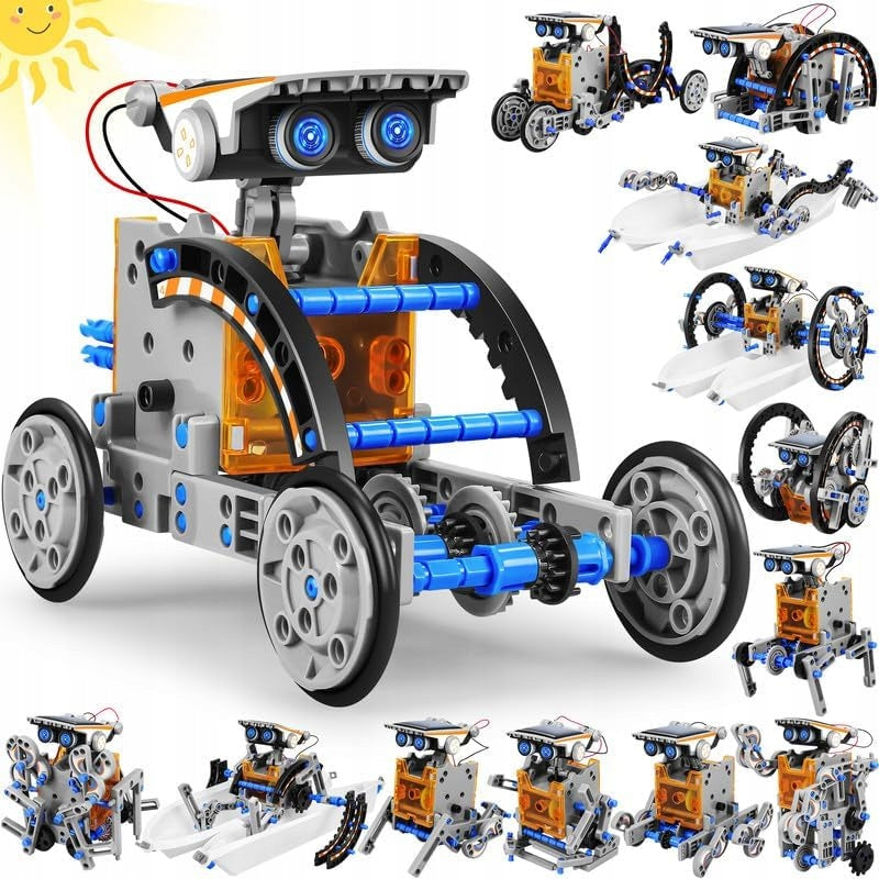 SOLAR ROBOT LARGE SET 13in1 TOYS SUPER GIFT CHILD'S DAY