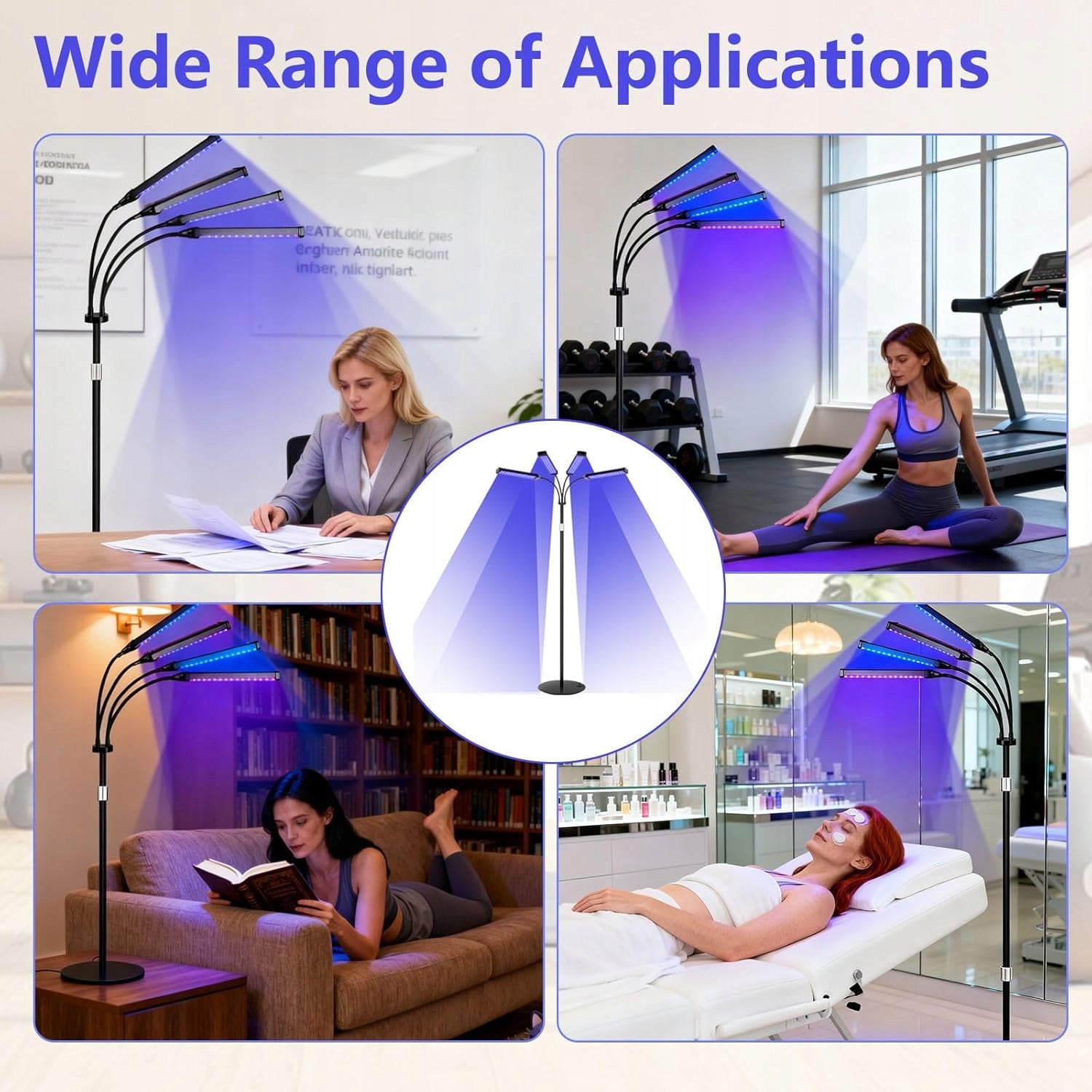 SOLARIUM FOR SUNBATHING AT HOME tanning light with timer and glasses Medical device no