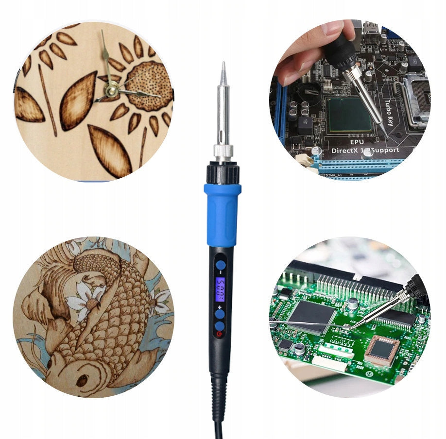 SOLDERING IRON PYROGRAPH HOTAIR WEP 100W WOOD BURNER ddoD1kit1 42 elements Batteries included no
