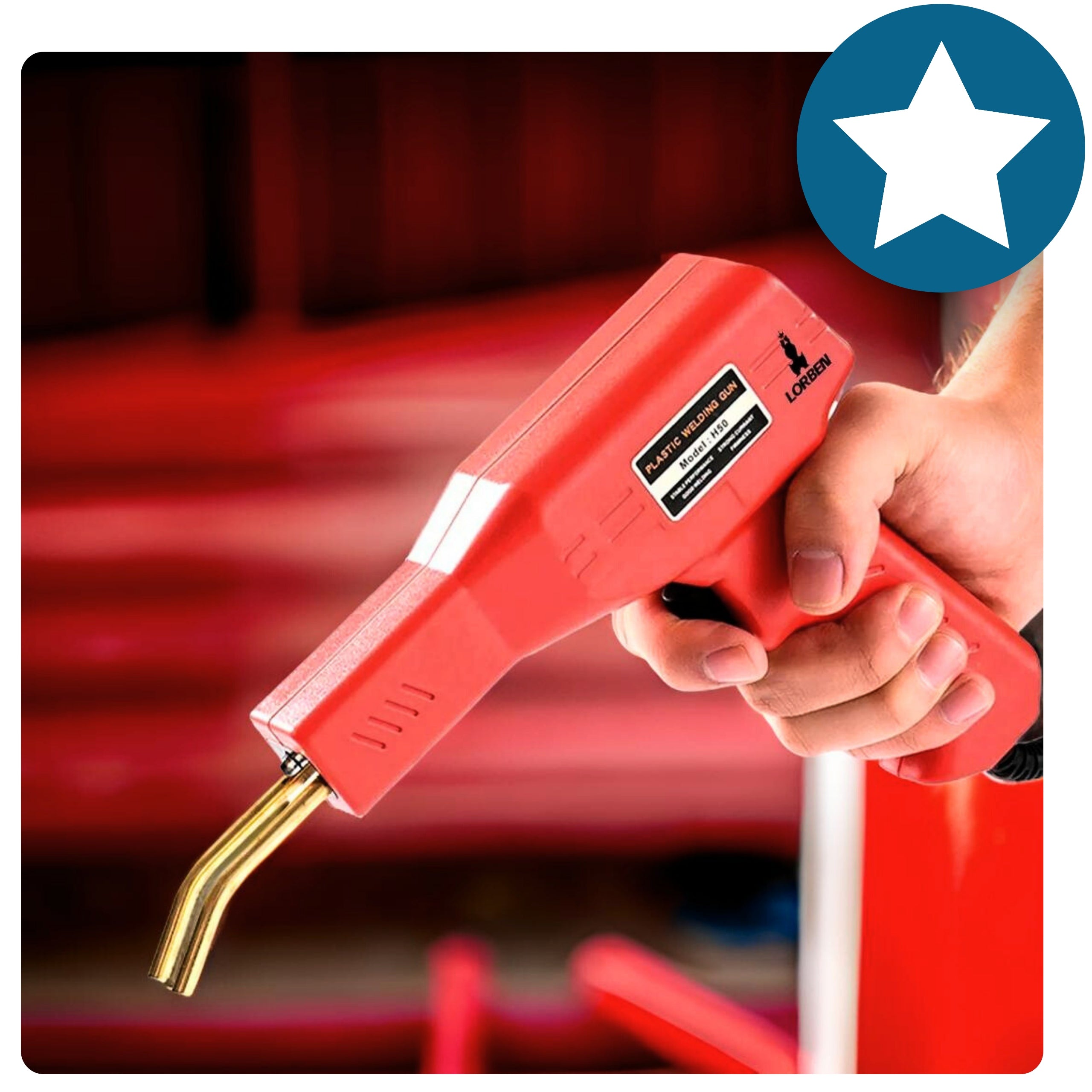 SOLDERING IRON WELDING MACHINE STAPLER + 200 STAPLES + CLIPPERS Brand ZLARO