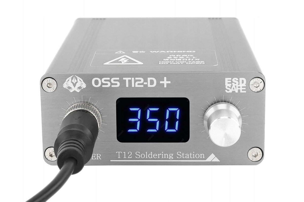 SOLDERING STATION PRECISION SOLDERING IRON OSS TEAM T12-D+ 75W T12 + ACCESSORIES Manufacturer code Zestaw lutownica OSS TEAM T12-D+