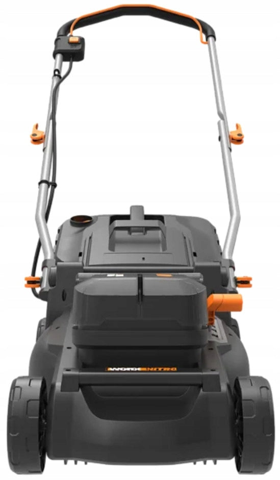 SOLID 40V Brushless Cordless Lawn Mower 37CM WORX WG737E 2x4Ah Brand Worx