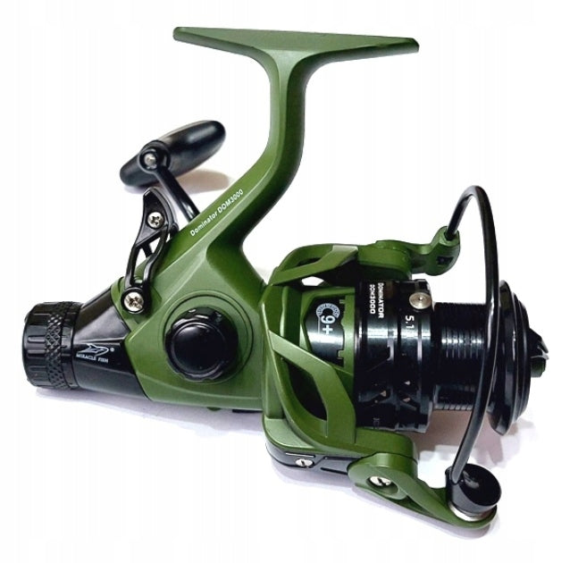 SOLID REEL WITH FREE GEAR 9+1 DOMINATOR6000 FREE GEAR + stopwatches Brand Miracle Fish