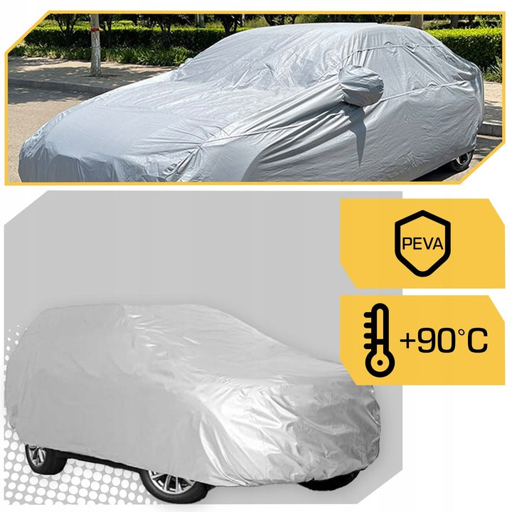 SOLID TARPAULIN COVER FOR CAR AUTO WATERPROOF LARGE FOR WINTER Manufacturer's catalog number 000019