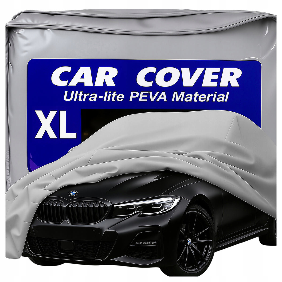 SOLID TARPAULIN COVER FOR CAR AUTO WATERPROOF LARGE FOR WINTER XL