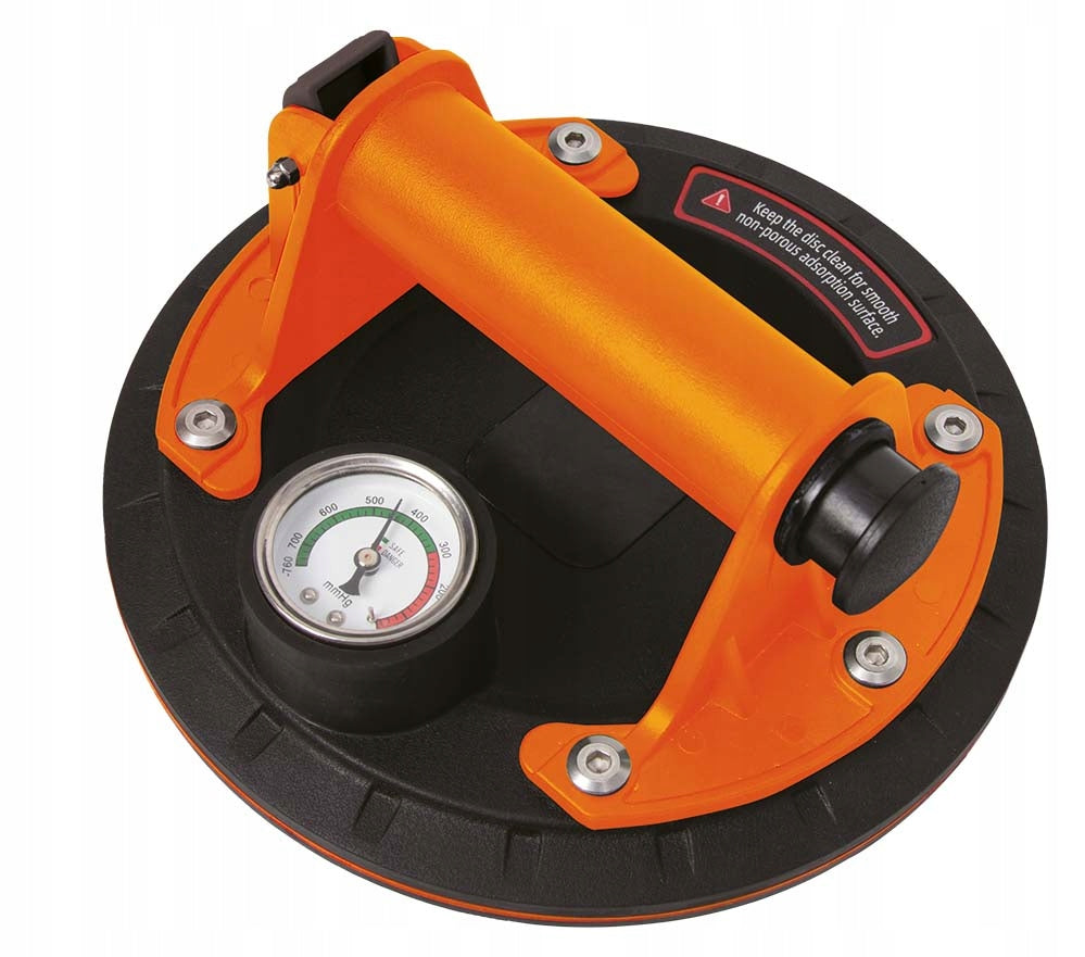 SOLID Window Suction Cup Glazes Vacuum Handle Pump and Pressure Gauge