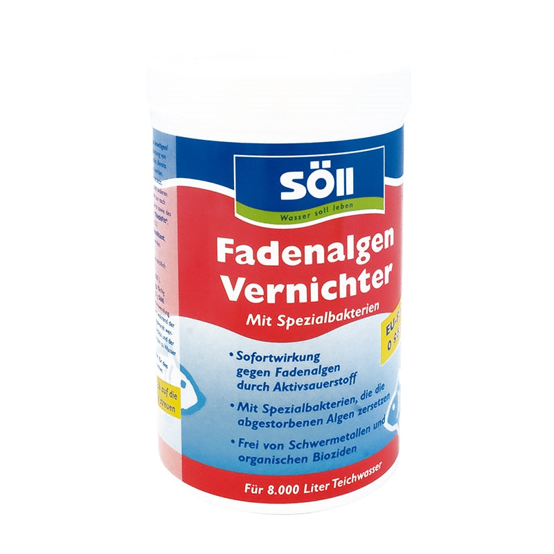 SOLL Fadenalgen 250 g/8.000L - removes filamentous algae in 24h contains oxygen