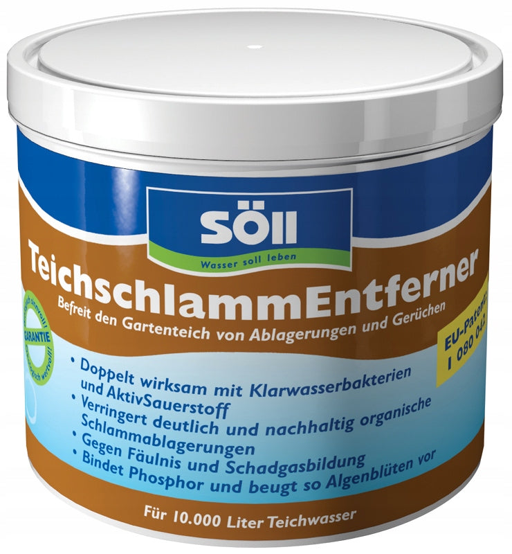 SOLL TEICHSCHLAMM ENTFERNER 500 G SLUDGE ELIMINATION