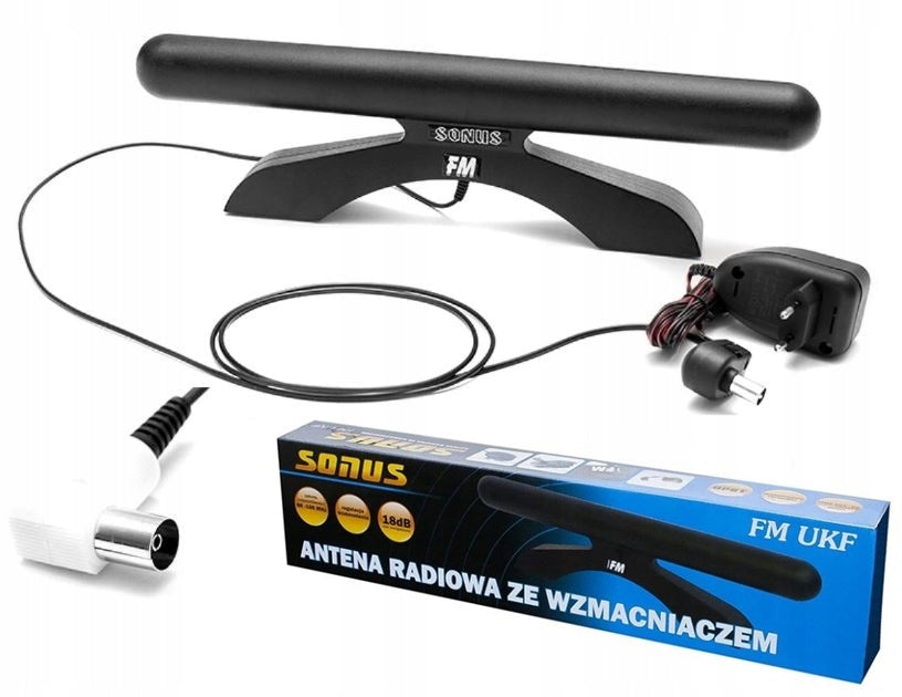 SOLO RADIO INDOOR ANTENNA WITH AMPLIFIER Packaging status original