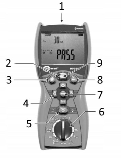 SONEL MPI-507 Multifunctional Electrical Installation Parameter Meter Kind voltage detector