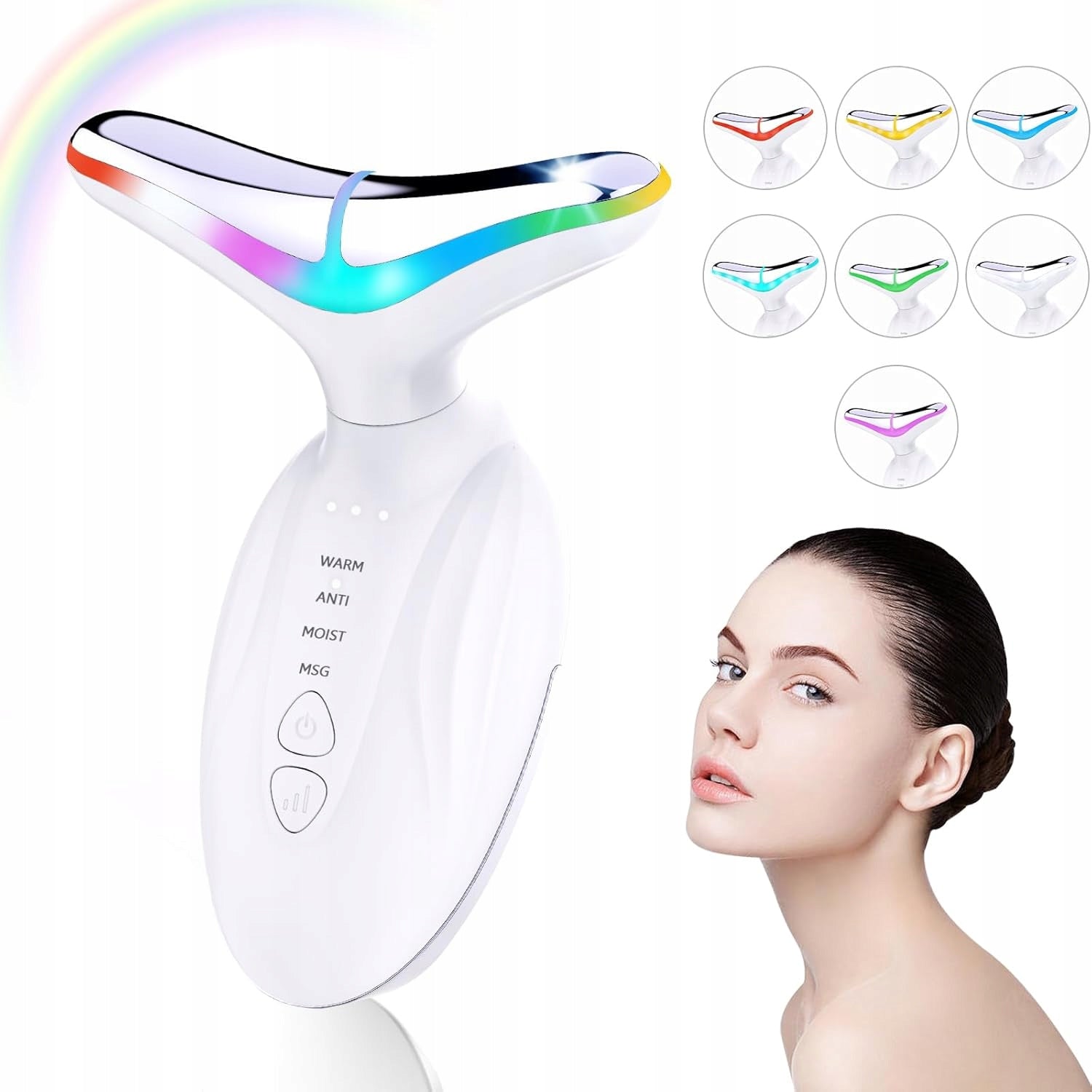 SONIC MASSAGER FOR FIRMING THE FACE AND NECK ULTRASONIC EMS