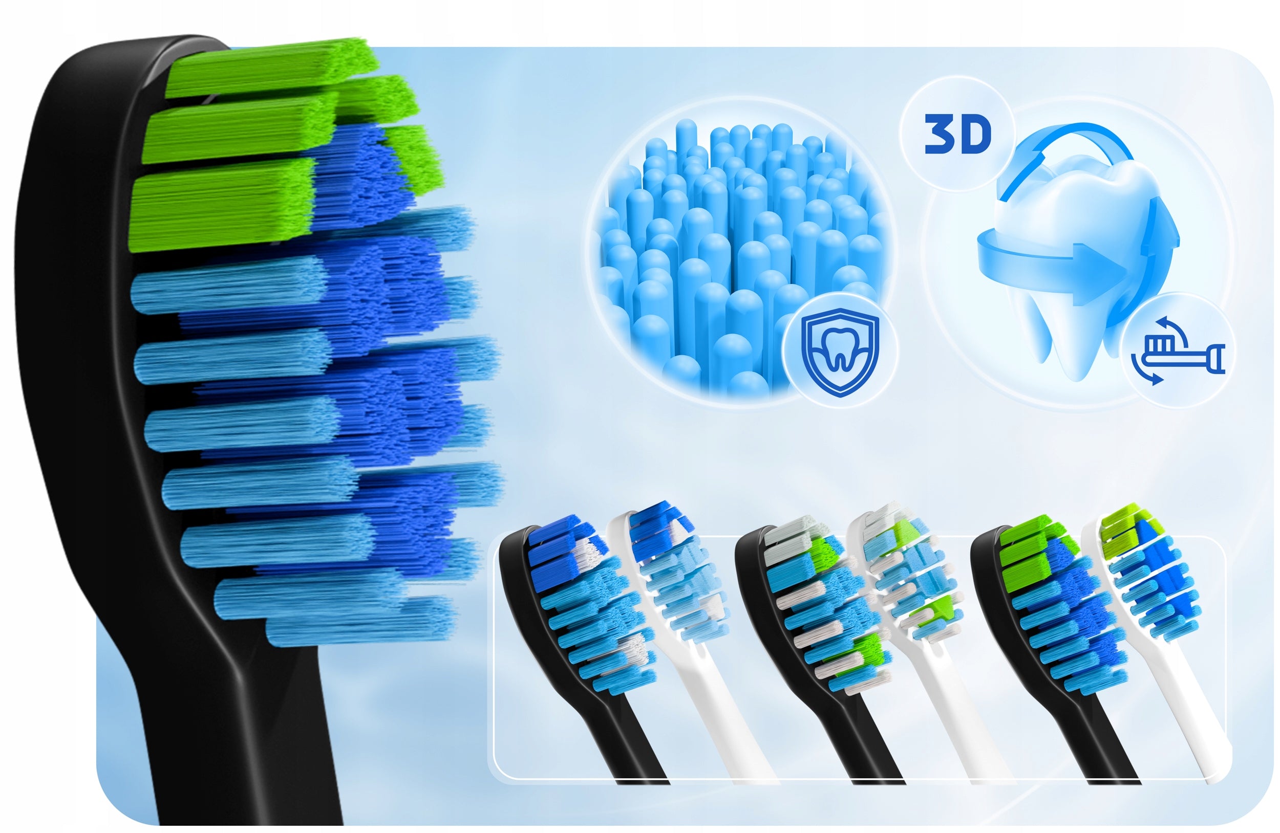 SONIC TOOTHBRUSH ELECTRIC SET OF 2 BERDSEN DUO GALAXY Manufacturer code 322020