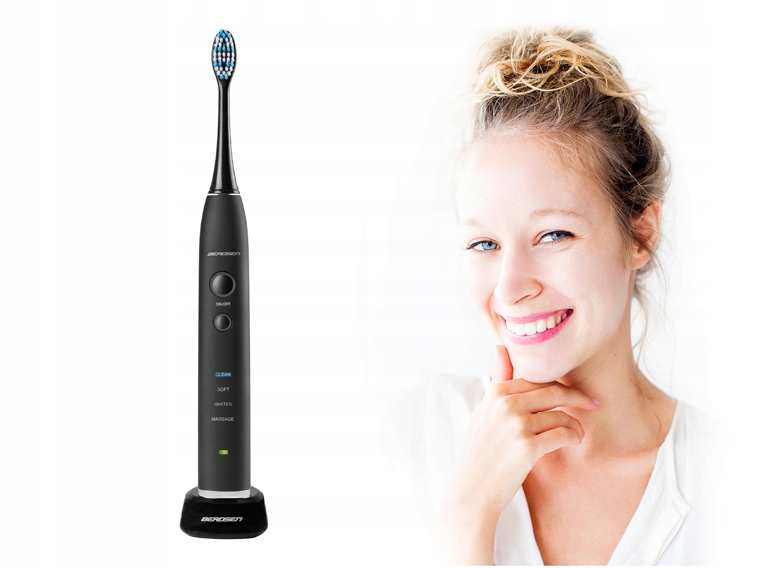 SONIC TOOTHBRUSH ELECTRIC SET WITH CASE BERDSEN EAN (GTIN) 5903890632083
