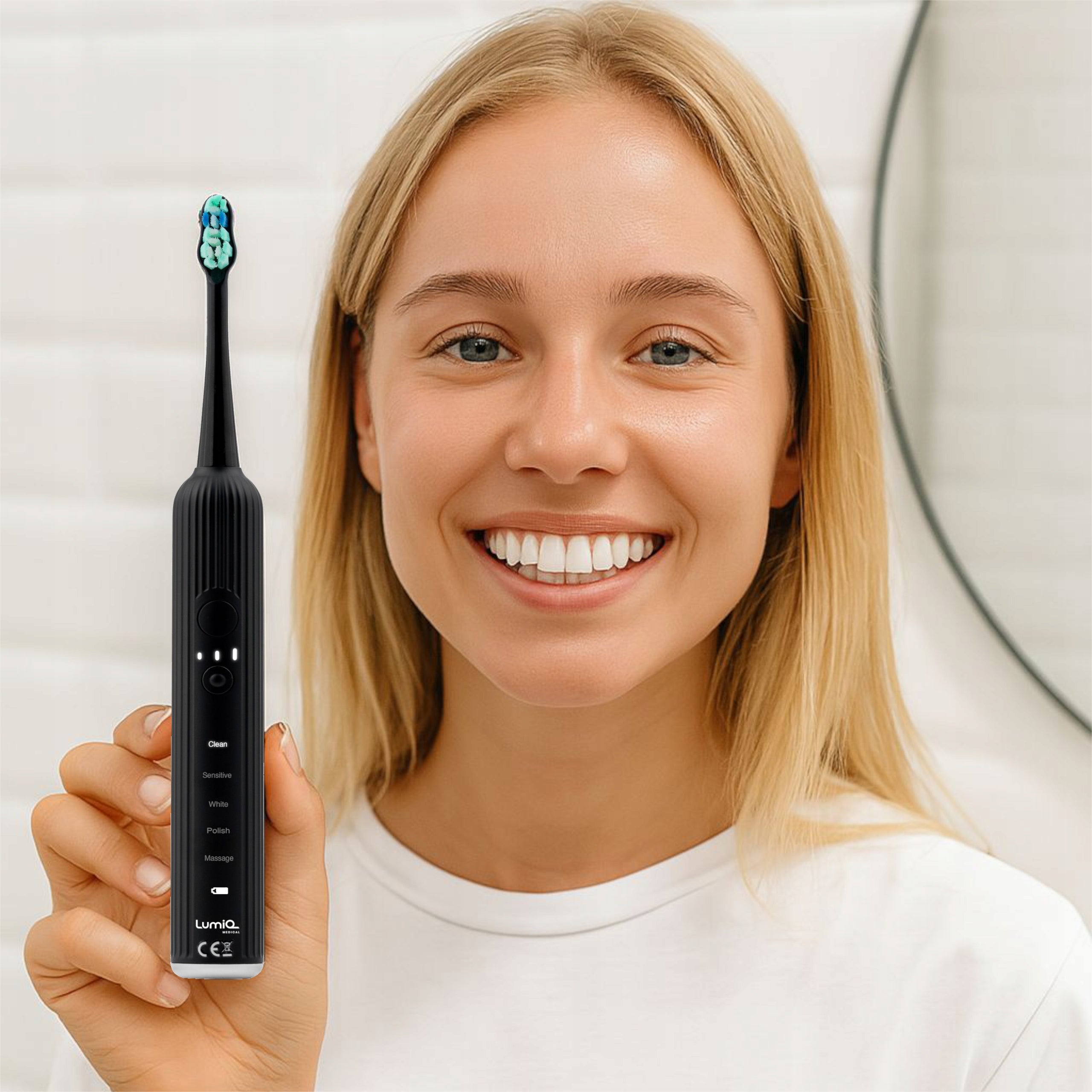 SONIC TOOTHBRUSH Electric Whitening LUMIQ Medical +CUP Medical device no