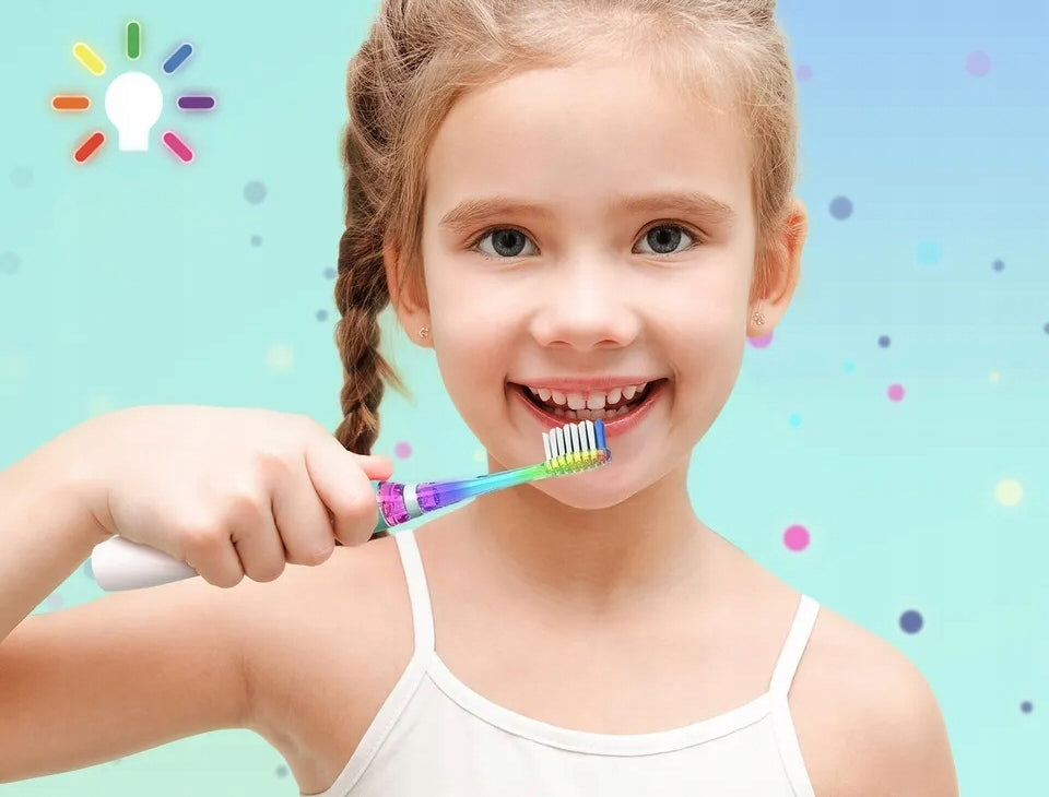 SONIC TOOTHBRUSH FOR CHILDREN 3-12 YEARS OLD GREEN GIRAFFE SEAGO Manufacturer code SG-977