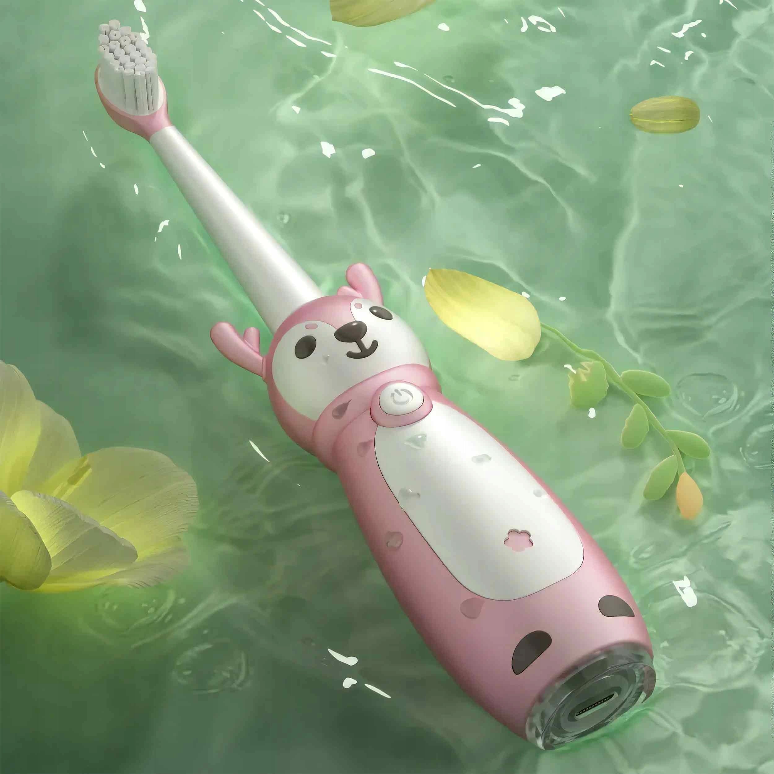 SONIC TOOTHBRUSH FOR CHILDREN ELECTRIC 3 MODES PINK 2-9 YEARS Packaging status original