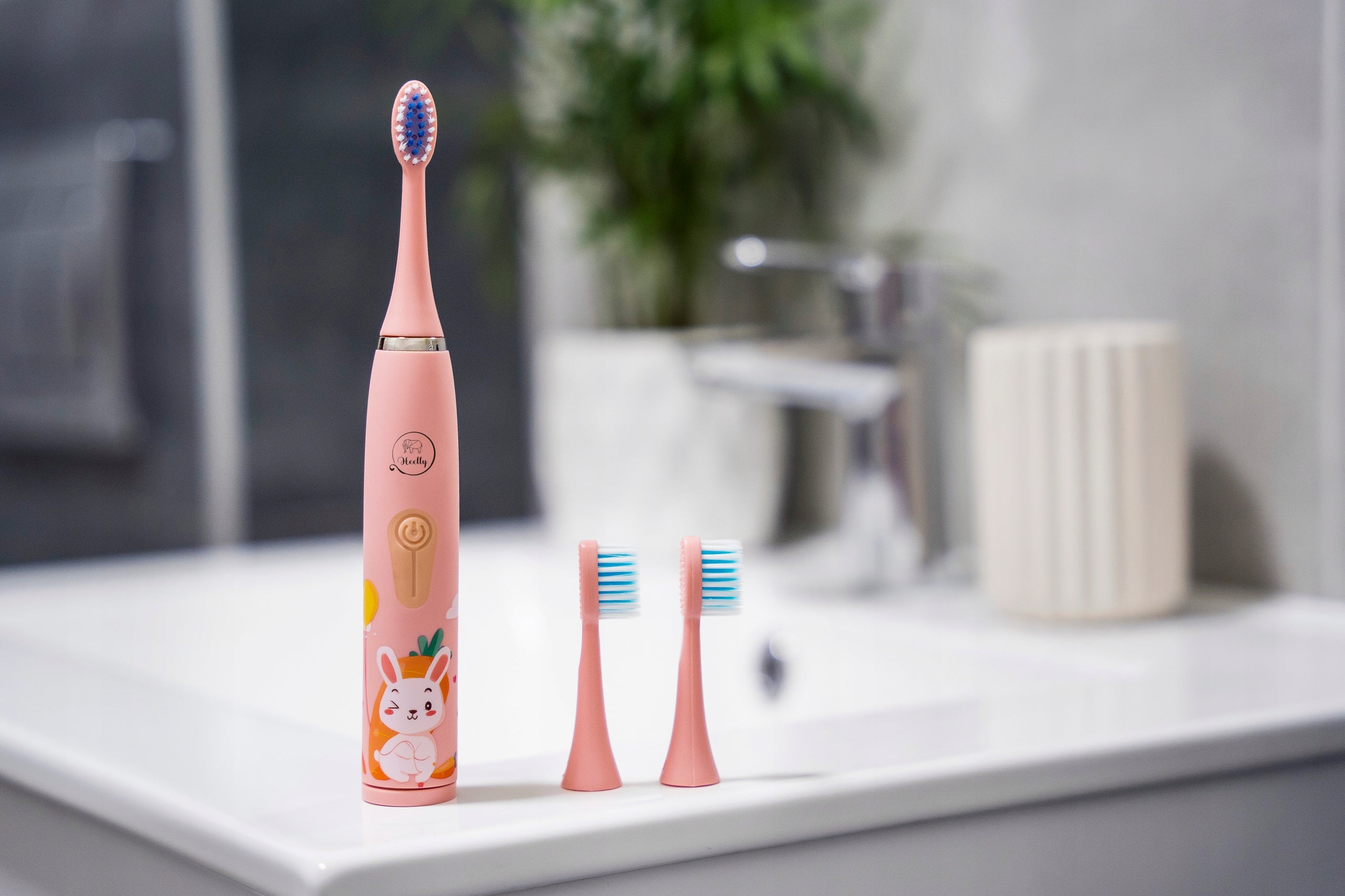 SONIC TOOTHBRUSH FOR CHILDREN ELECTRIC TOOTHBRUSH RABBIT COVER HEELLY EAN (GTIN) 5905413610004