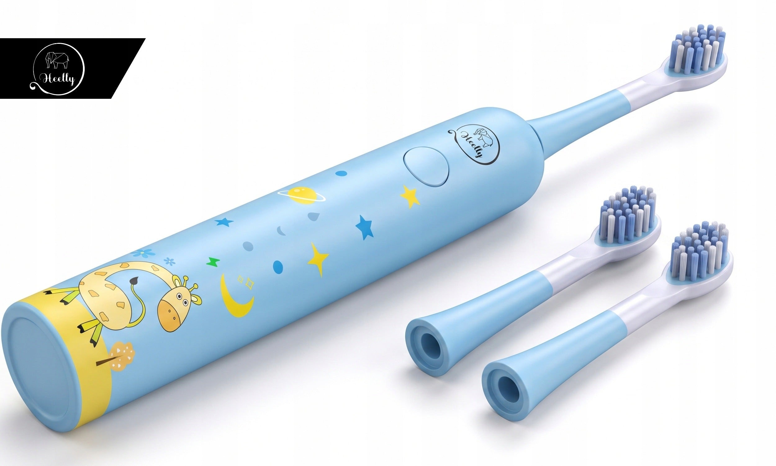 SONIC TOOTHBRUSH FOR CHILDREN, PREMIUM ELECTRIC TOOTHBRUSH, HEELLY BLUE Packaging status original