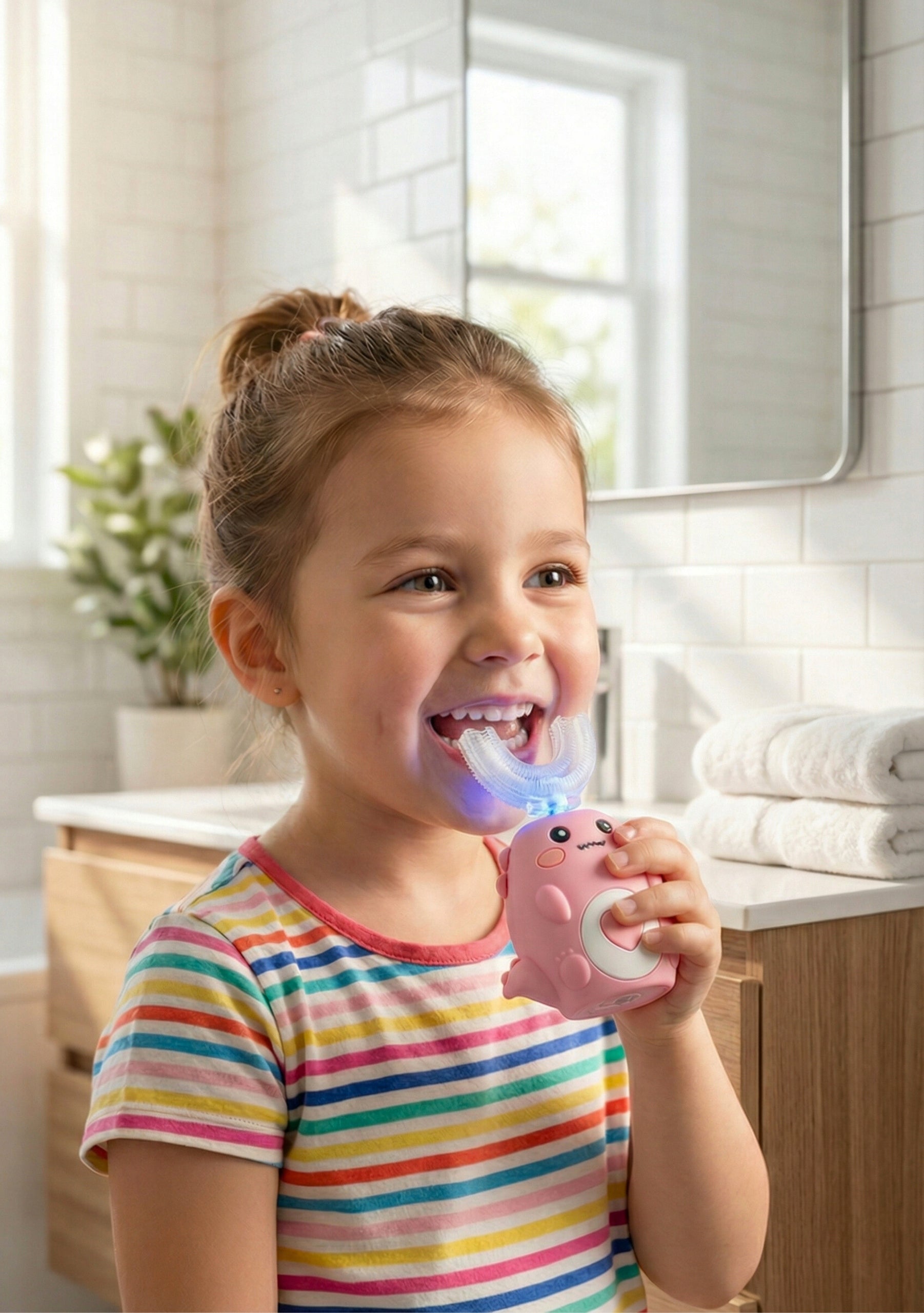 SONIC TOOTHBRUSH FOR LEARNING TO BRUSH TEETH ELECTRIC FOR CHILDREN 2-12 YEARS Packaging status original