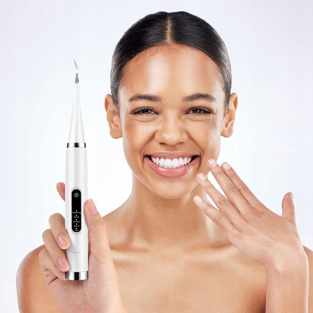 SONIC TOOTHBRUSH ULTRASONIC DENTAL SCALER 2IN1 Color white