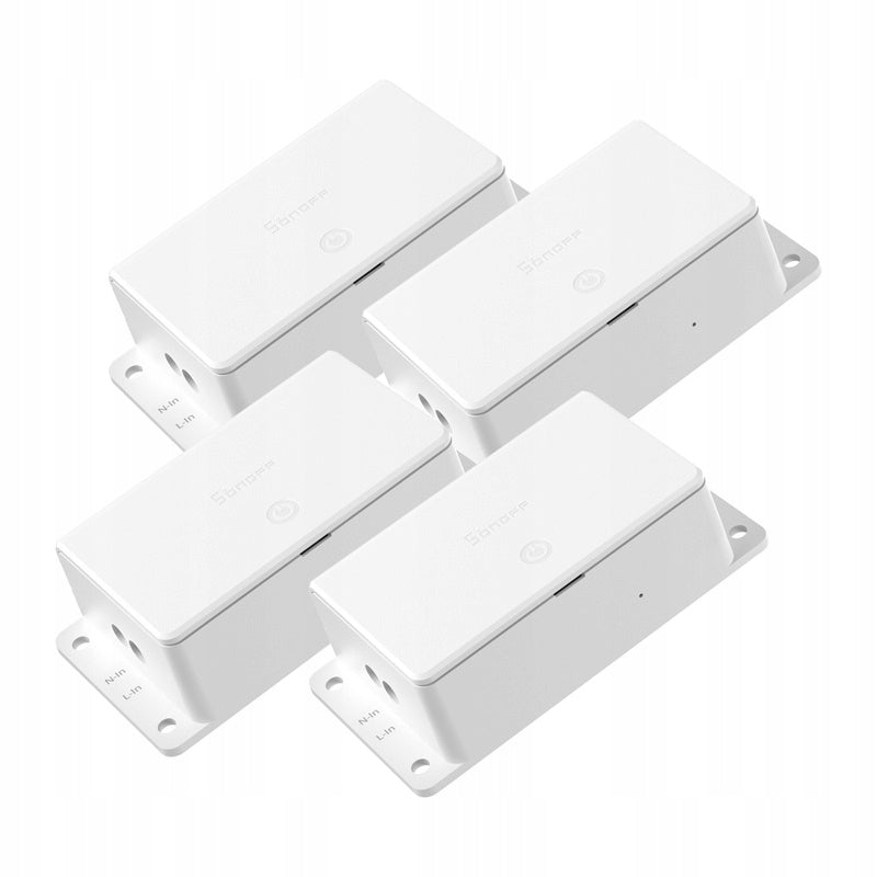 SONOFF Basic R5 Gen5 Wi-Fi Matter 10A Smart Switch Alexa HomeKit 4-Pack LANOK Packaging status original