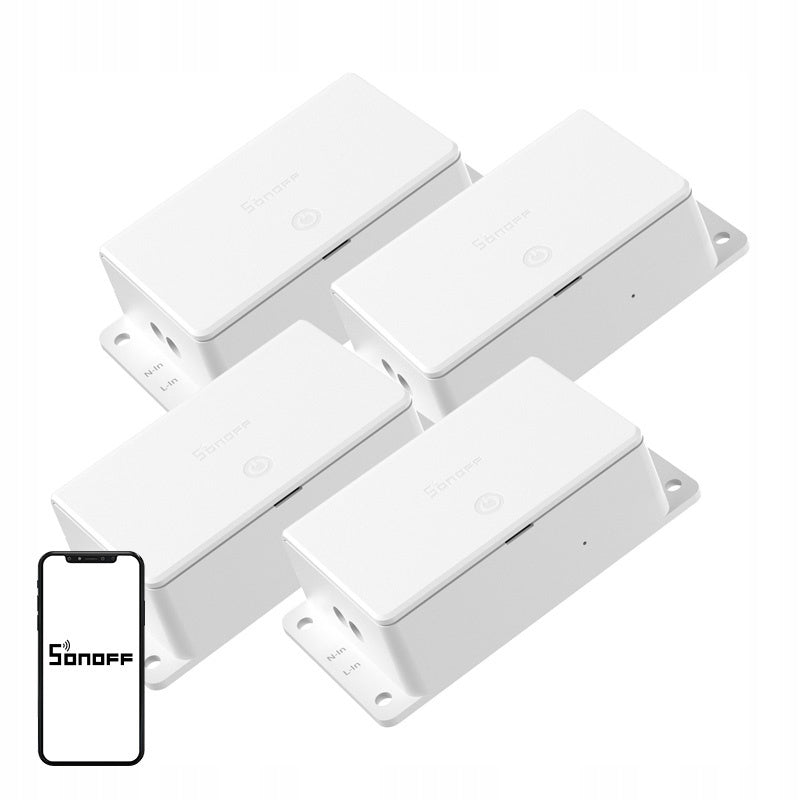 SONOFF Basic R5 Gen5 Wi-Fi Matter 10A Smart Switch Alexa HomeKit 4-Pack LANOK