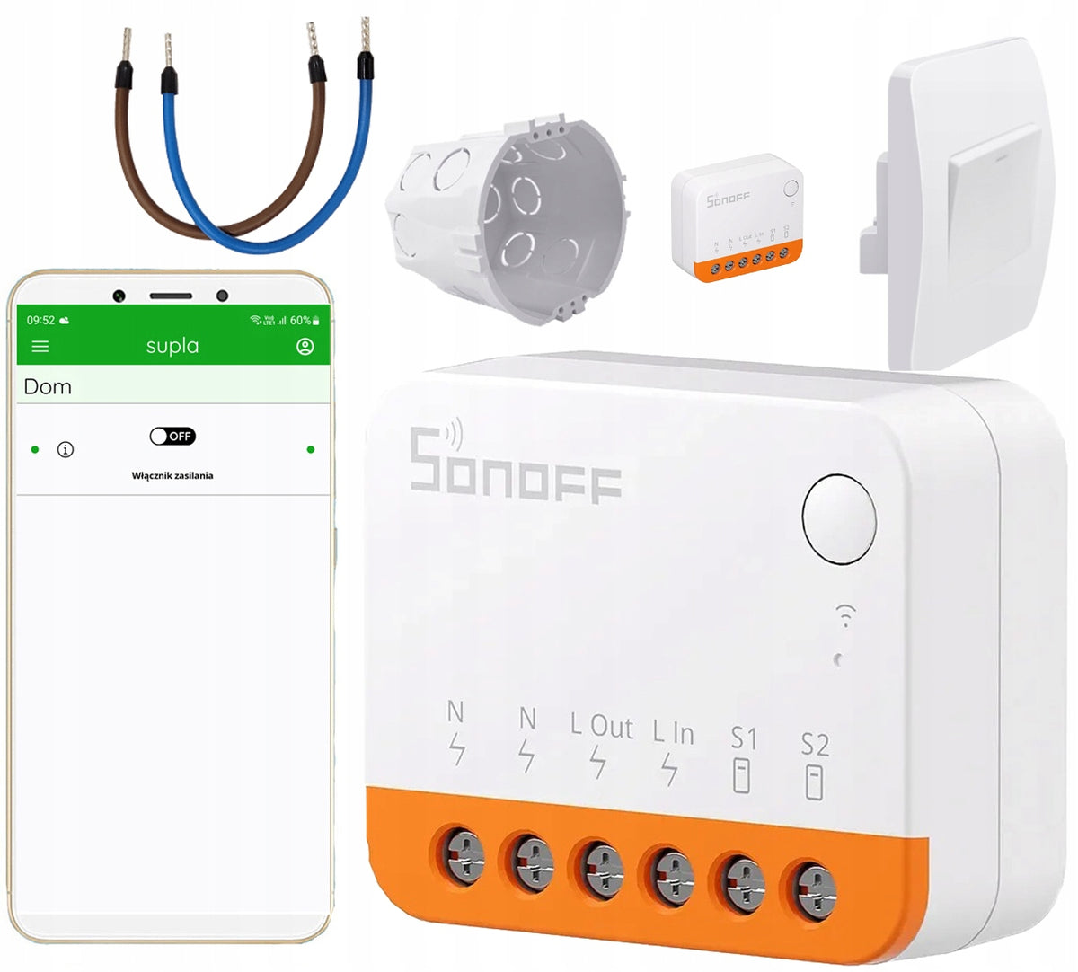 SONOFF MINI R4 CONTROLLER SWITCH WIFI RELAY SUPLA