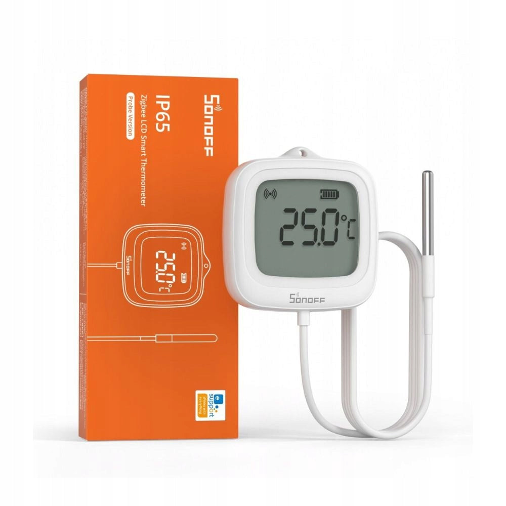 SONOFF SNZB-02LD Temperature Sensor Zigbee LCD Probe IP65 Packaging status original