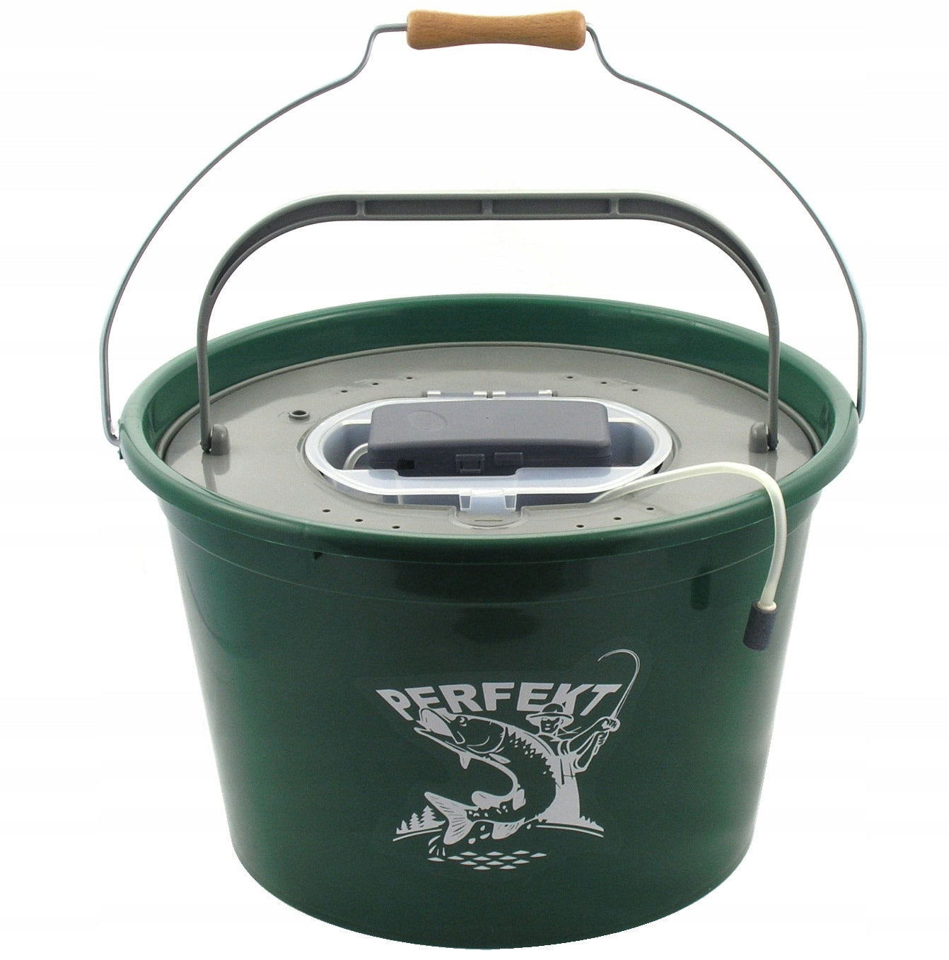 SOOT BUCKET LIVESTOCK CONTAINER 18 L + PUMP + B Color green