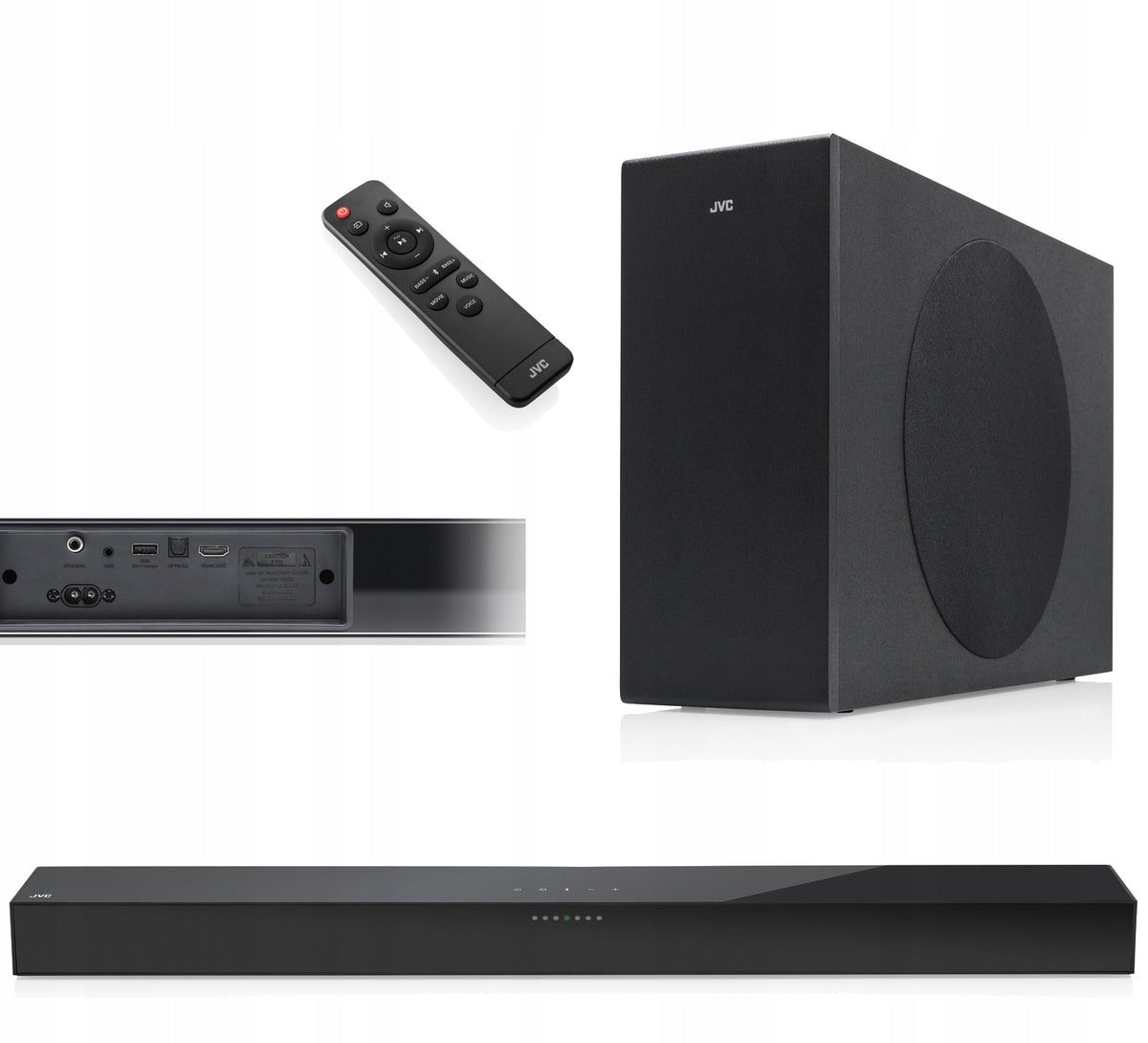 SOUNDBAR 2.1CHANNEL WIRELESS SUBWOOFER HDMI ARC BLUETOOTH DOLBY AUDIO