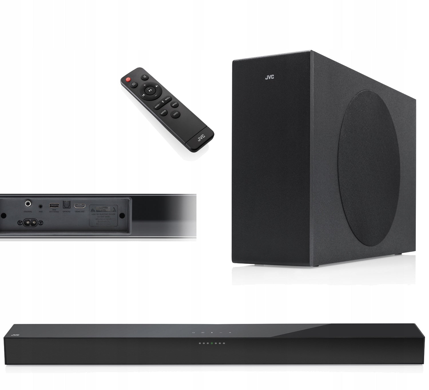 SOUNDBAR 2.1CHANNEL WIRELESS SUBWOOFER HDMI ARC BLUETOOTH DOLBY AUDIO