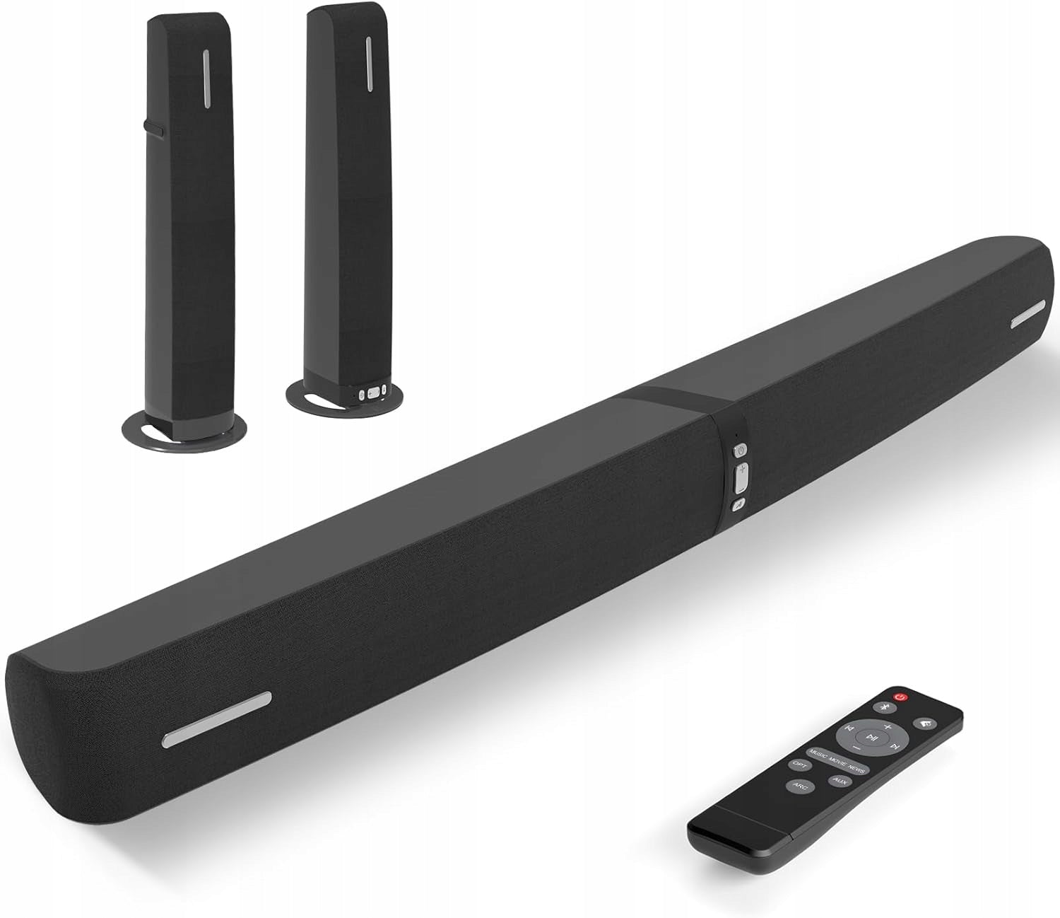 SOUNDBAR BLUETOOTH SPEAKER FOR TV ASSISTRUST 2IN1 ARC AUX +PILOT
