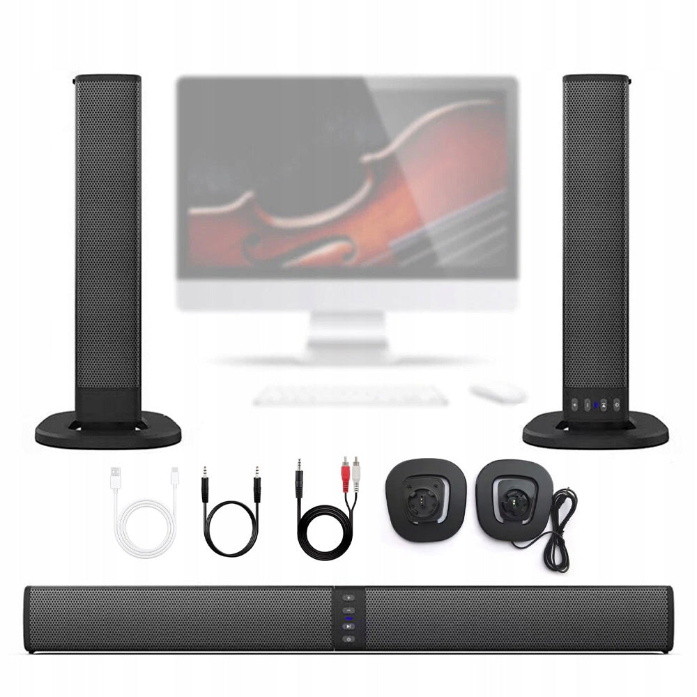 SOUNDBAR BLUETOOTH SPEAKER USB TV Can Divide 2 Standing Speakers