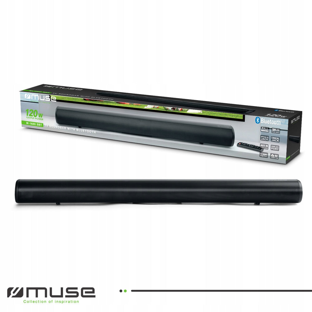 SOUNDBAR MUSE TV SPEAKER STRONG BLUETOOTH HDMI ARC USB 120W REMOTE CONTROL Brand Muse