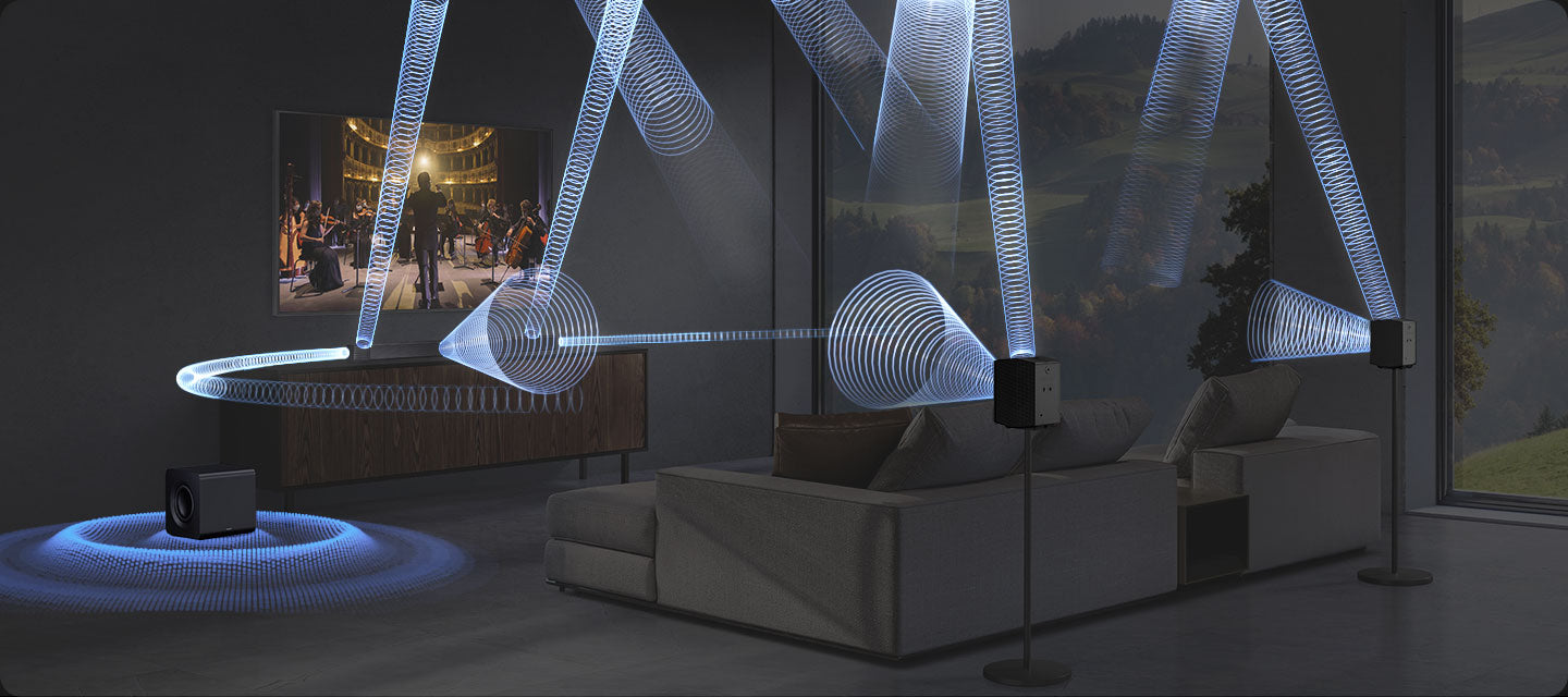 SOUNDBAR SAMSUNG HW-Q935GF 9.1.4 with subwoofer and rear speakers Manufacturer code HW-Q930F/EN