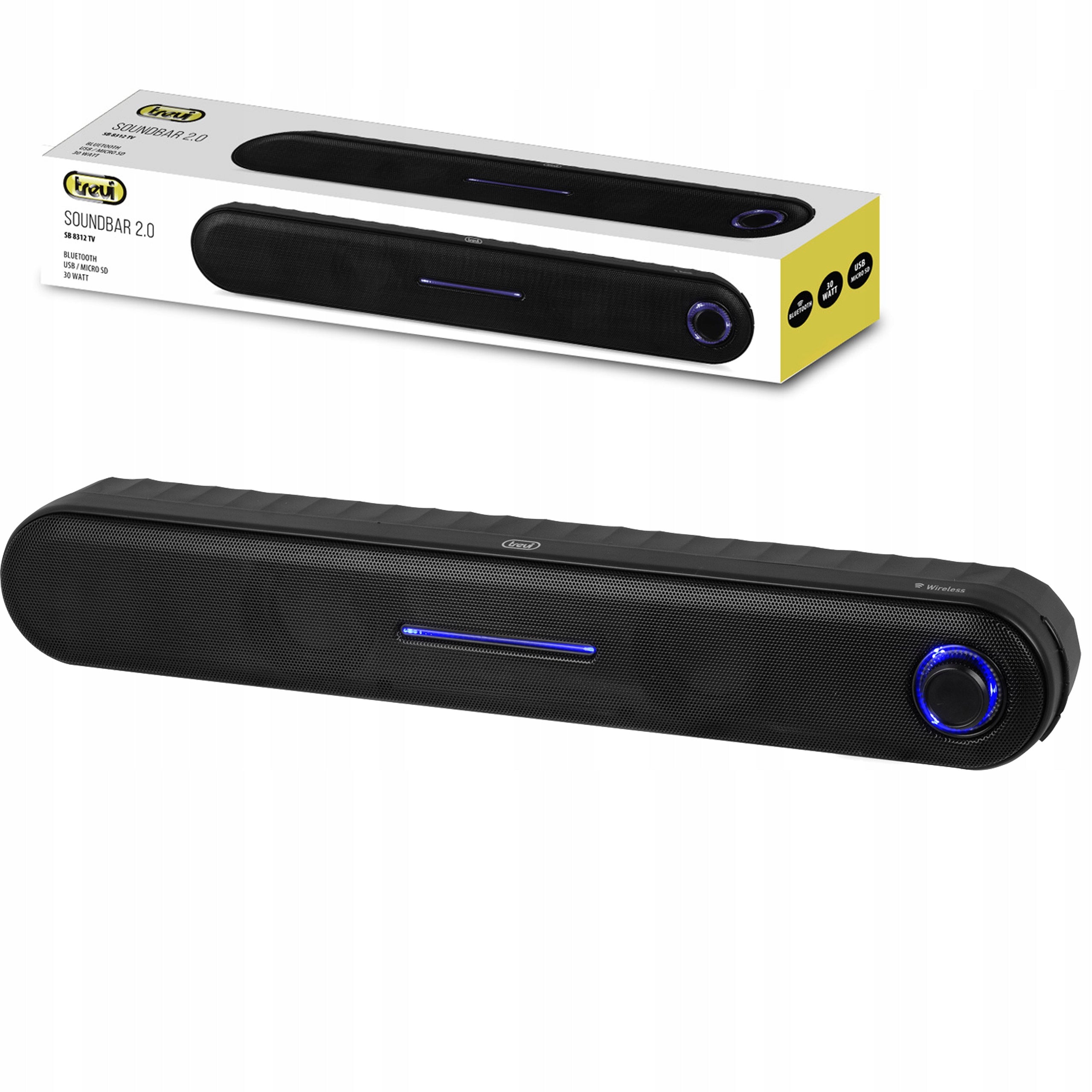 SOUNDBAR TREVI BLUETOOTH 5.0 STEREO MP3 USB SD