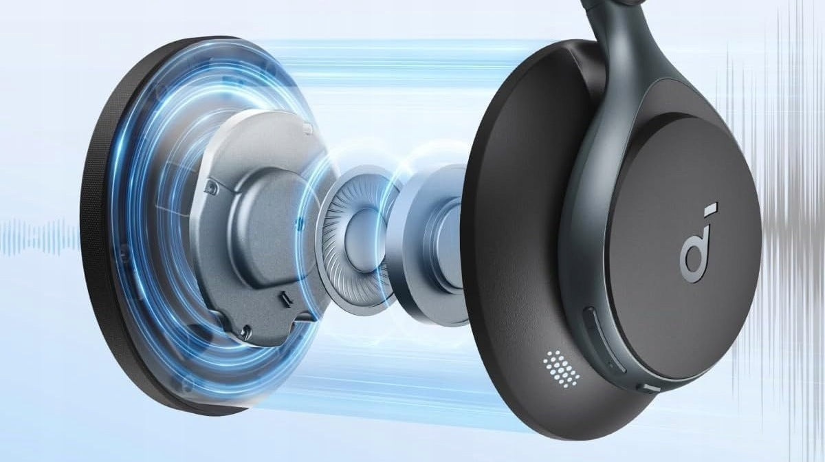 SOUNDCORE Adaptive Wireless Headphones ANC BLACK Anker Space Brand Soundcore