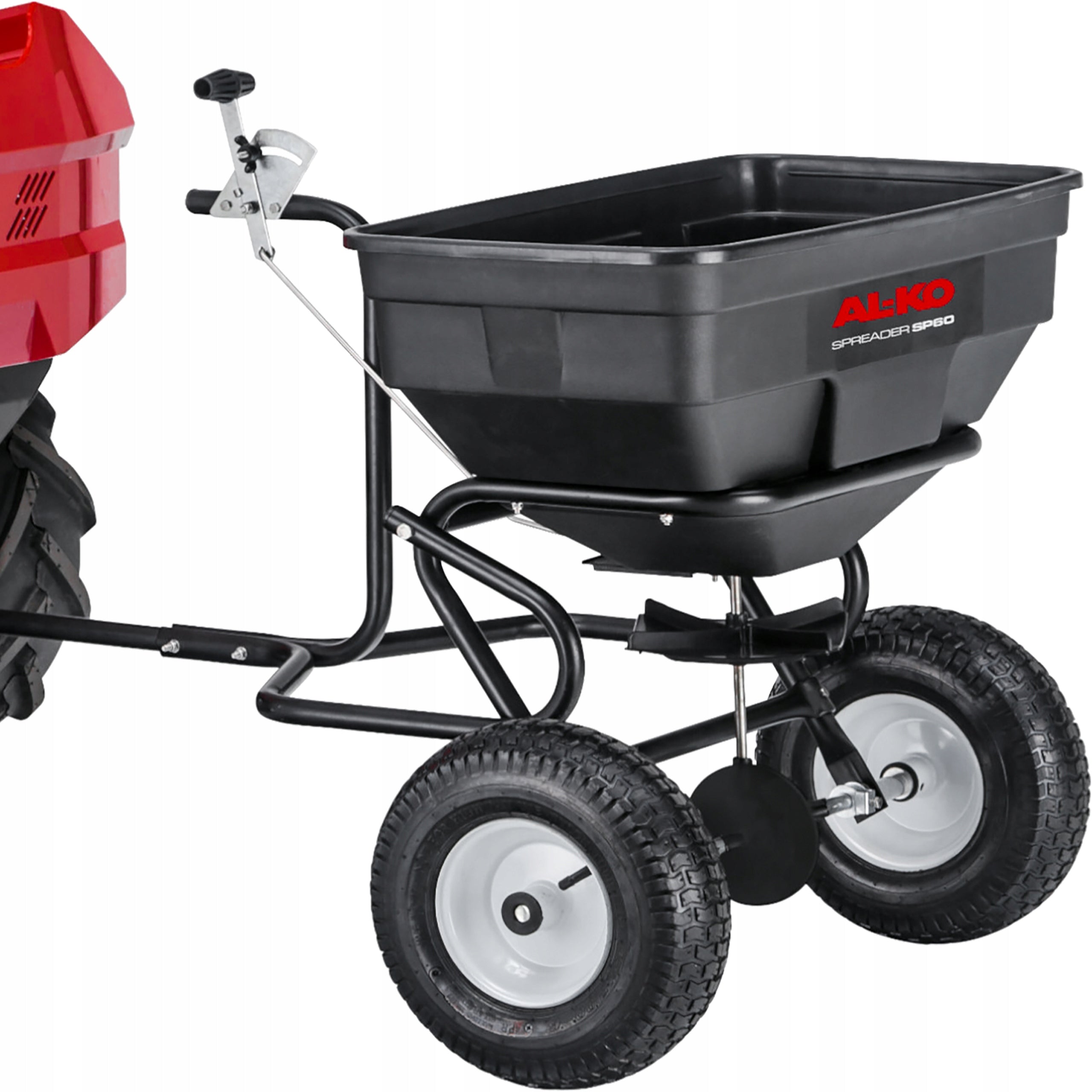 SP60 SPREADER FOR AL-KO TRACTOR Batteries included no