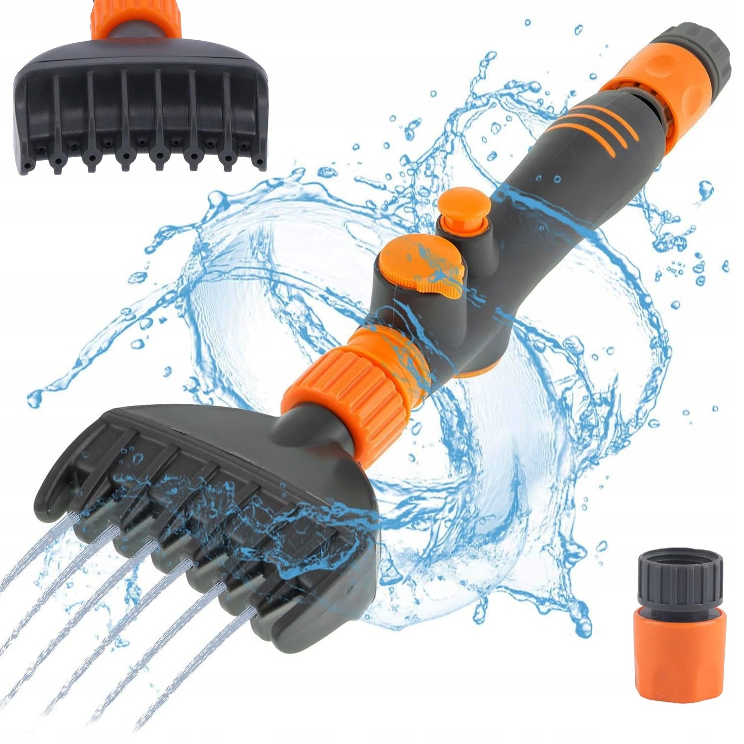 SPA POOL FILTER CLEANING BRUSH WITH ERGONOMIC HANDLE