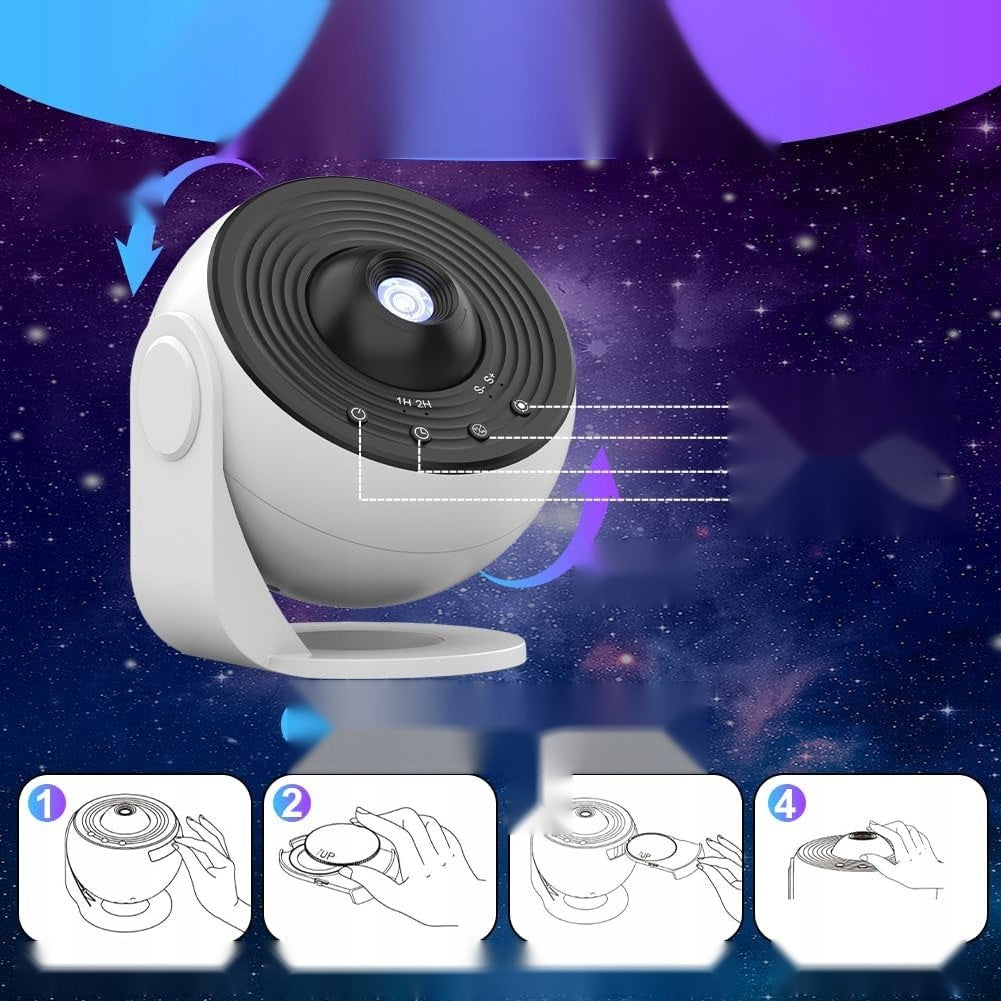 SPACE PROJECTOR PLANETARIUM STARS BLUETOOTH ROTATING DECORATION Brand no brand