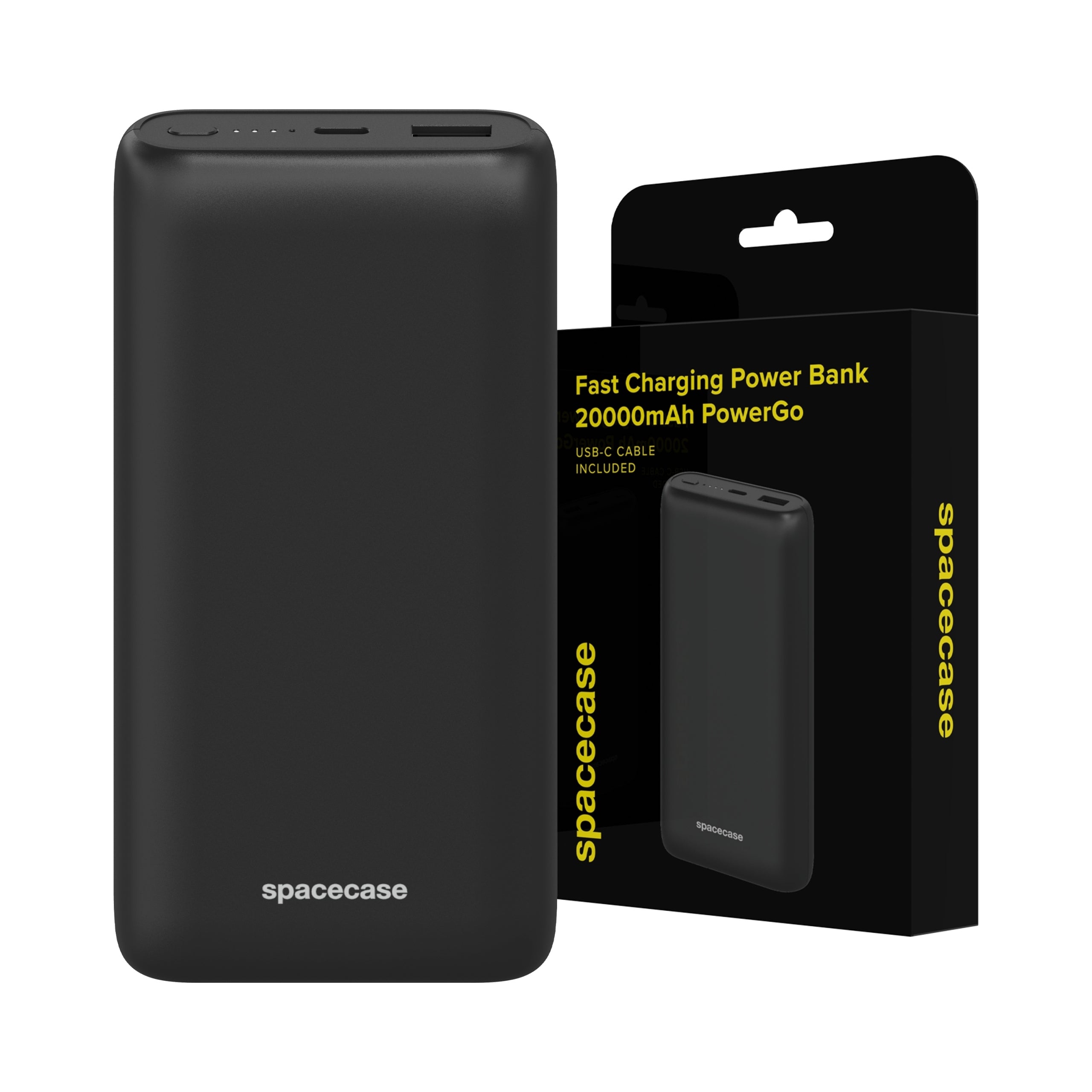 SPACECASE POWERBANK 20000MAH POWERGO PD20W PB03-B BLACK